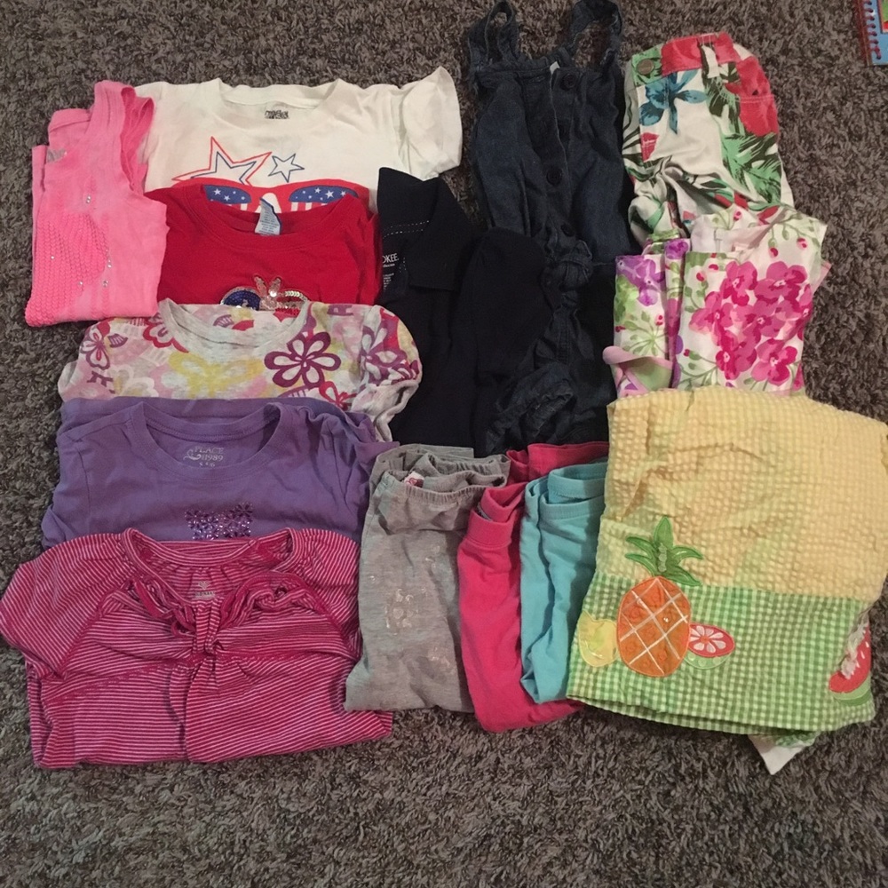 4T-5T 14 piece girls clothing lot